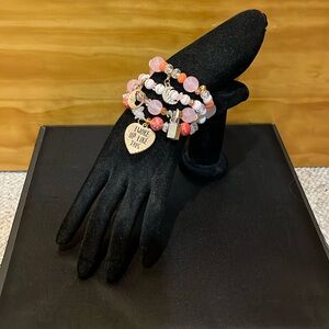 Bracelet Bundle - 4 Stretch Bracelets with Charms